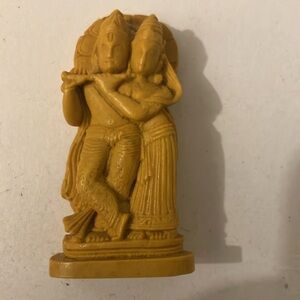 Small Standing Radha Krishna god of love figurine